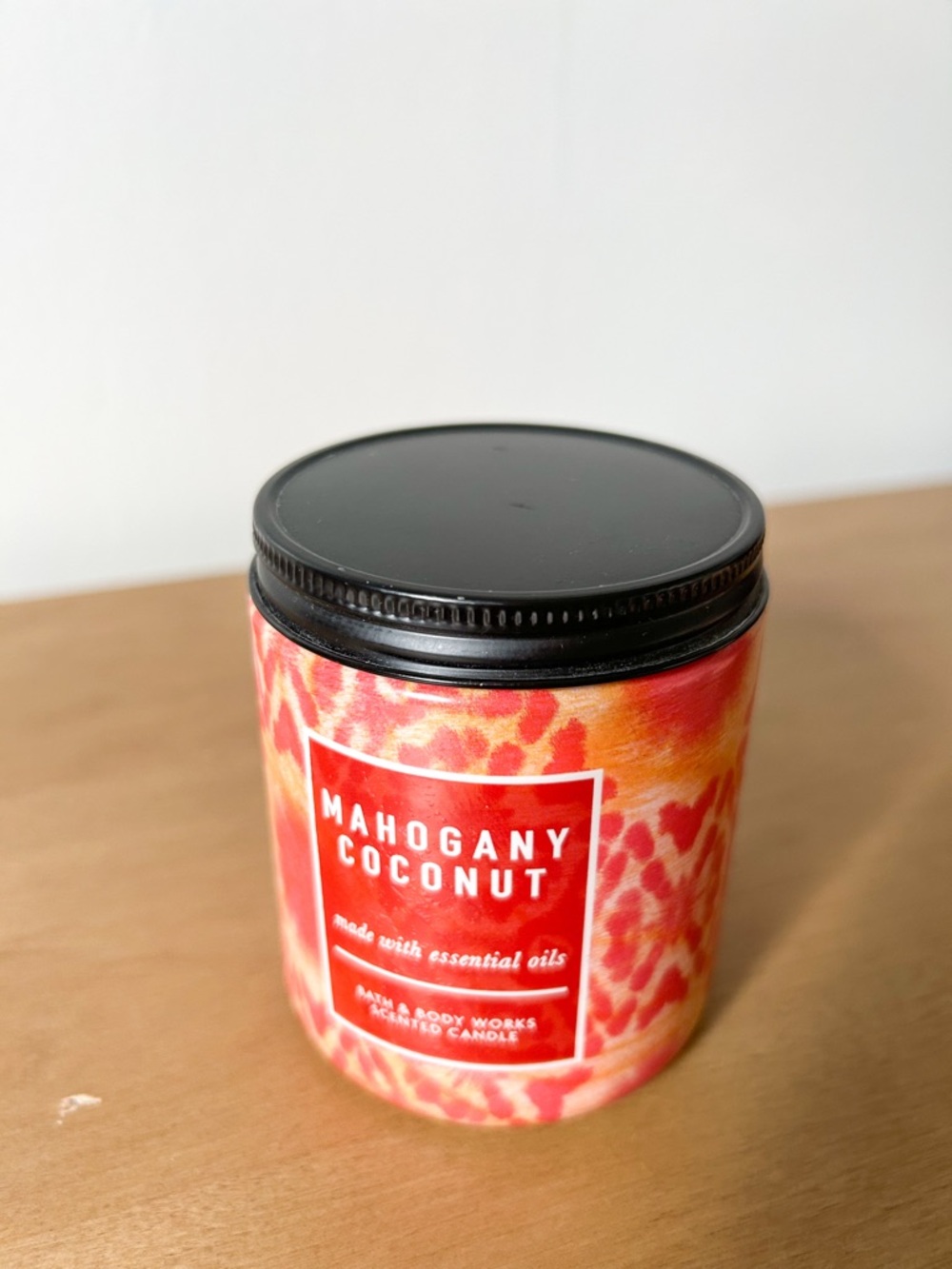 Bath & Body Works Mahogany Coconut Candle